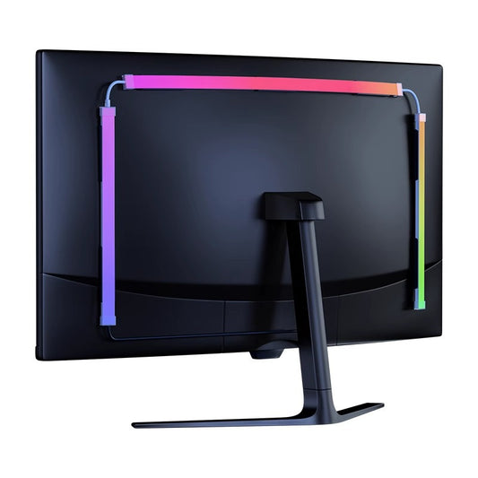 Light Color: 24 Synchronous Light Strip, power: 5W - RGB Esports Desktop Computer Display Atmosphere Backlight