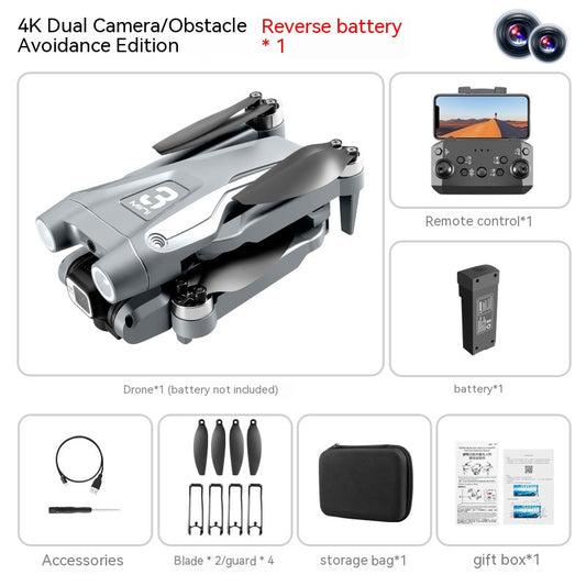 Color: Gray, Specifications: 3 Battery Version - UAV Optical Flow Dual Camera