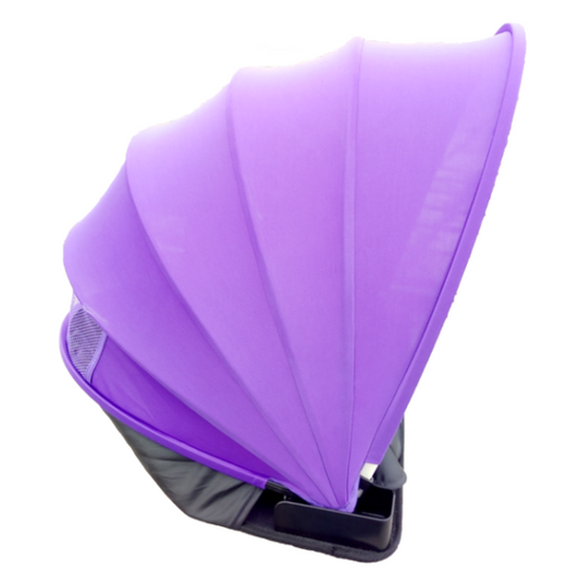 Color: Purple, Quantity: 3 pcs - Outdoor Sunproof Fold Beach Umbrella