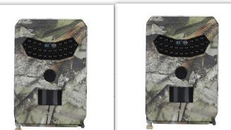 Color: Green, style: 2pcsSingle - 1080P Trail Camera Hunting Game Camera Outdoor Wildlife Scouting Camera PIR Sensor Infrared Night Vision