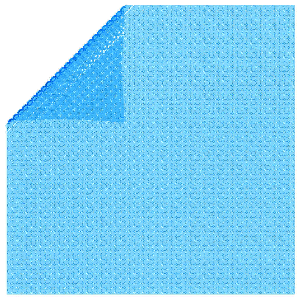 Rectangular Pool Cover 118 x 79 inch PE Blue