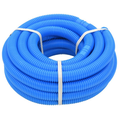 vidaXL Pool Hose with Clamps Blue 1.5" 39.4'