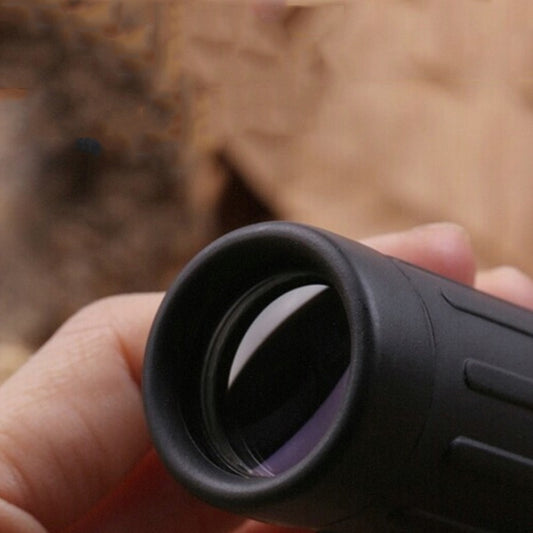 Color: 10x25 black - 1Pcs Protable Monocular Mini FT Handheld Telescope 8x21 Scope Hiking Hunting Camping Sports