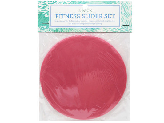 2 Pack Fitness Slider Set in Assorted Colors ( Case of 16 )