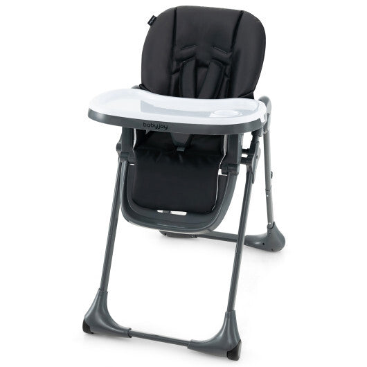 3-In-1 Convertible Baby High Chair for Toddlers-Black - Color: Black