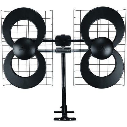 Antennas Direct C4-CJM ClearStream 4 Quad-Loop UHF Outdoor Antenna with 20" Mount