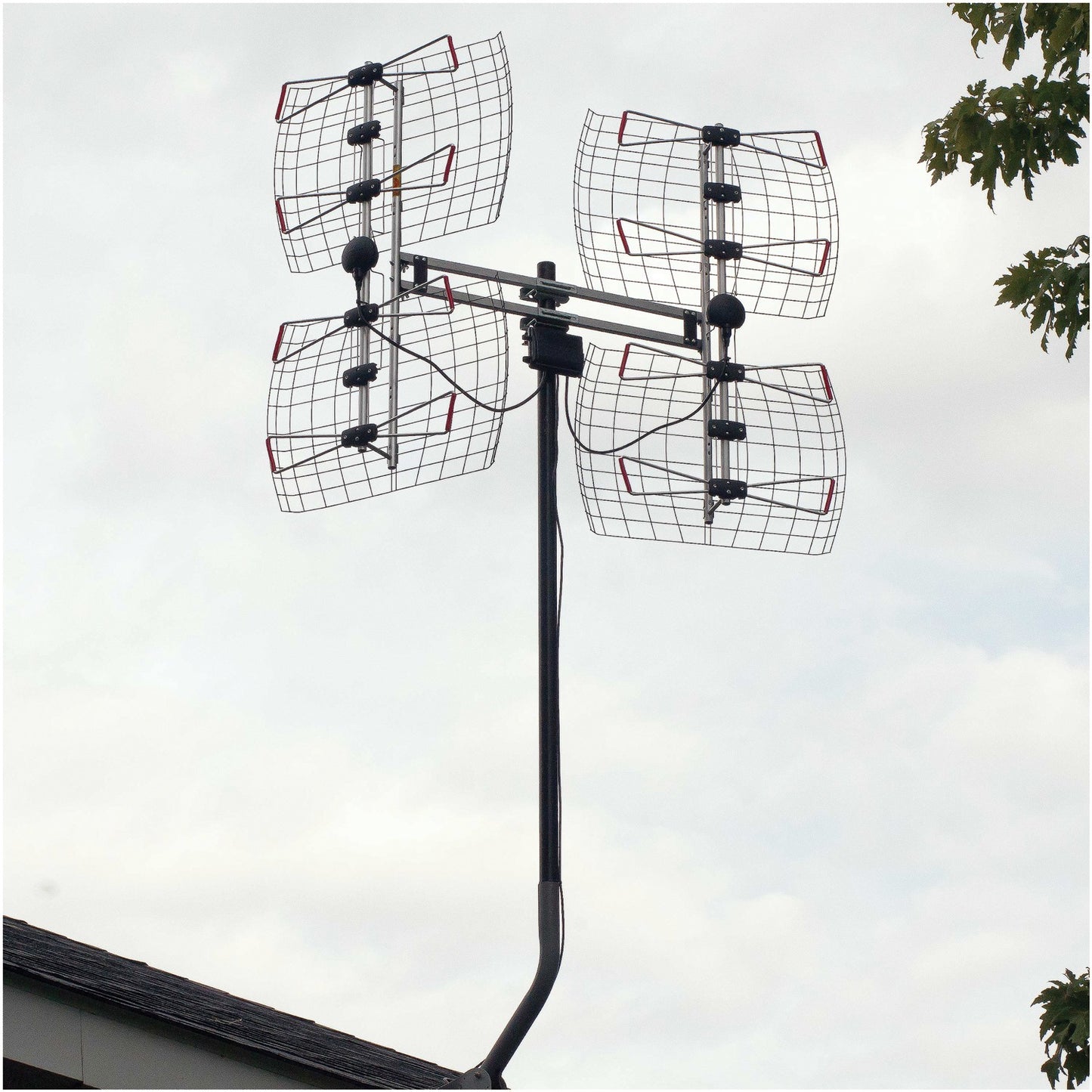Antennas Direct DB8-E Enhanced DB8e Multidirectional Bowtie Attic/Outdoor UHF Antenna