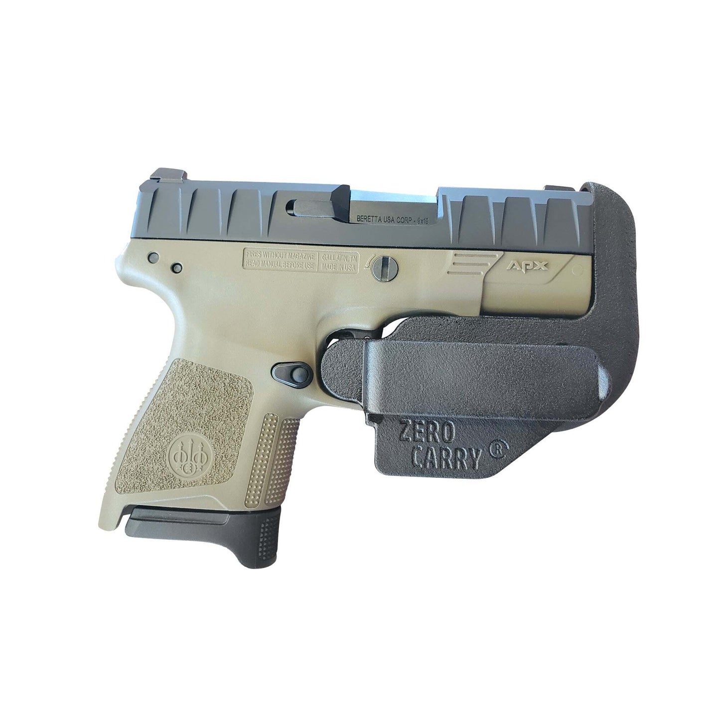 Left-handed Beretta APX Carry - Zero Carry Elite Ultimate Holster