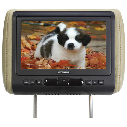 Movies to Go - Single 9" Headrest w/DVDHDMI Input & 3 Color Skins