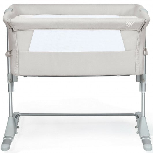 Travel Portable Baby Bed Side Sleeper  Bassinet Crib with Carrying Bag-Beige - Color: Beige