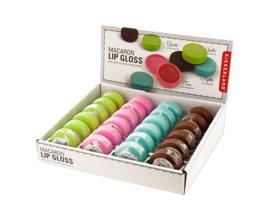 Macaron Lip Gloss Countertop Display ( Case of 24 )