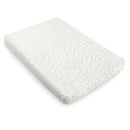 38 x 26 Inch Dual Sided Pack and Play Baby Mattress Pad with Removable Washable Cover-White - Color: White