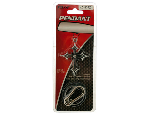 Cross Keychain Auto Pendant ( Case of 12 )