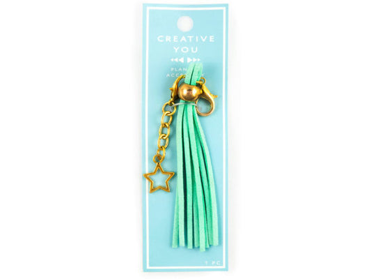 Create You Green Keychain Tassel ( Case of 24 )