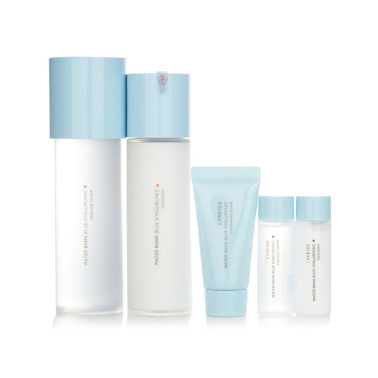 LANEIGE - Water Bank Blue Hyaluronic 2 Step Essential Set (For Normal to Dry Skin) 530644 5pcs
