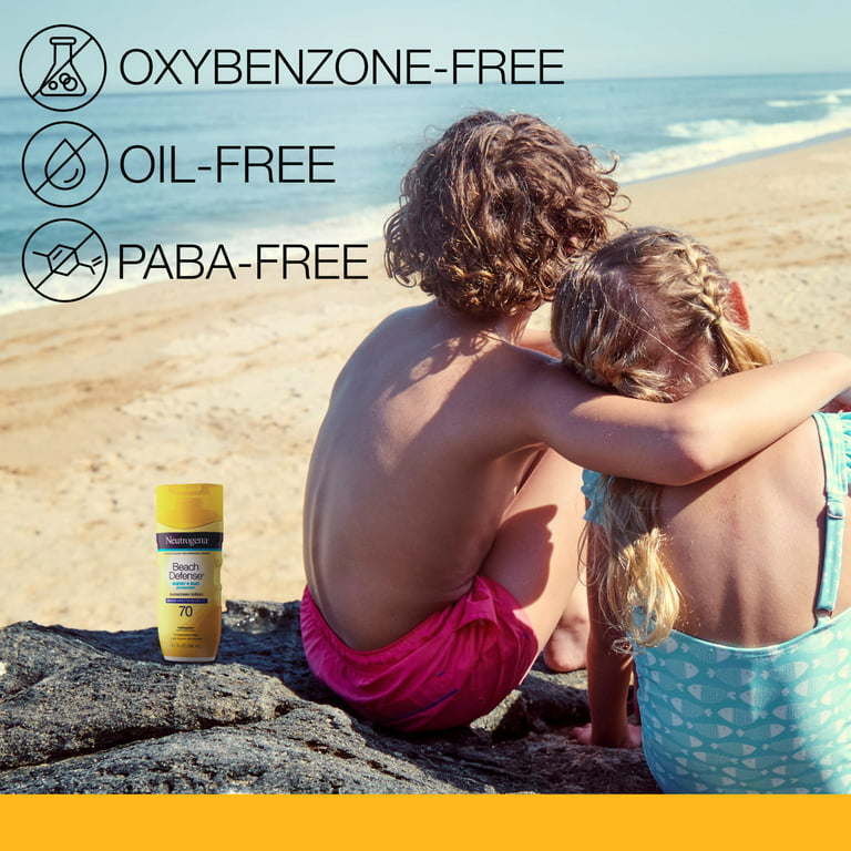 Neutrogena Beach Defense SPF 70 Sunscreen Lotion, Oil-Free, 6.7 oz