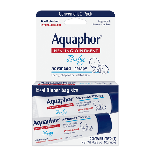 Aquaphor Baby Healing Ointment, Baby Skin Care and Diaper Rash, On-the-go