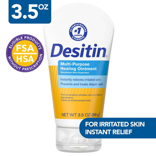 Desitin Multipurpose Baby Ointment for Diaper Rash Relief, 3.5 oz