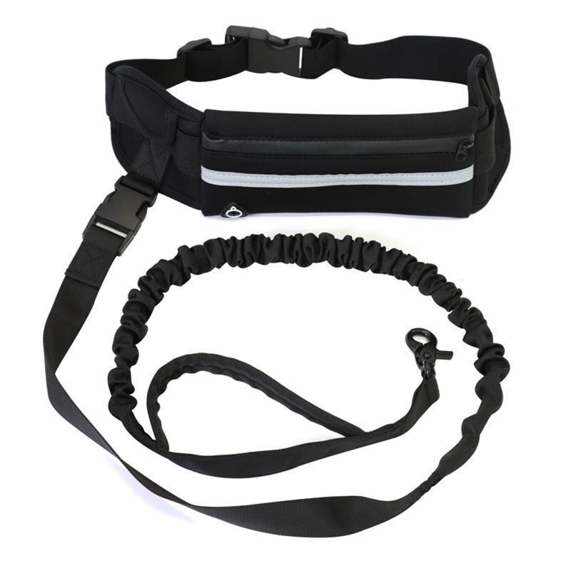 Adjustable Waist Belt Hands Free Dog Leash for Running Training