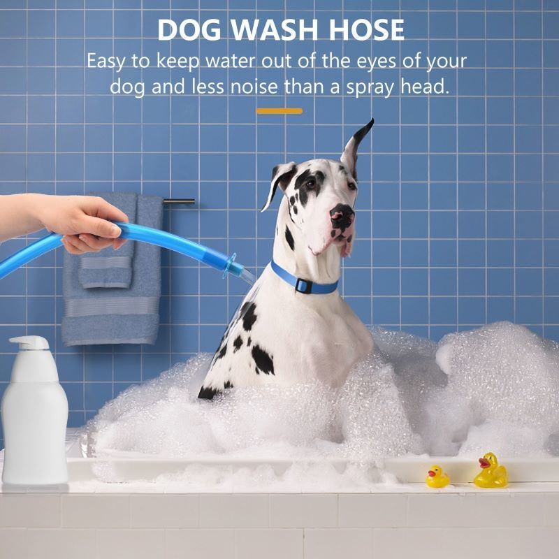 Handheld Pet Shower Hose for Showerhead Fits Up to 6 Inch Diameter Heads