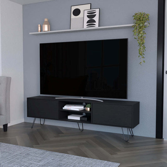 Tv Stand Franklin, Living Room, Black
