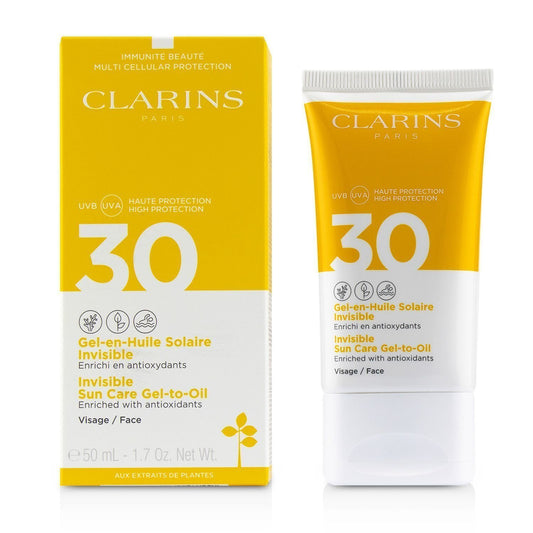 Clarins - Invisible Sun Care Gel-To-Oil For Face SPF 30 - 50ml/1.7oz StrawberryNet