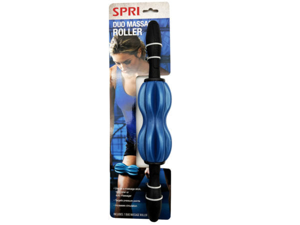 SPRI Duo Fitness Blue Massage Roller ( Case of 4 )