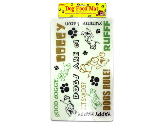 Plastic Dog Food Mat ( Case of 120 )