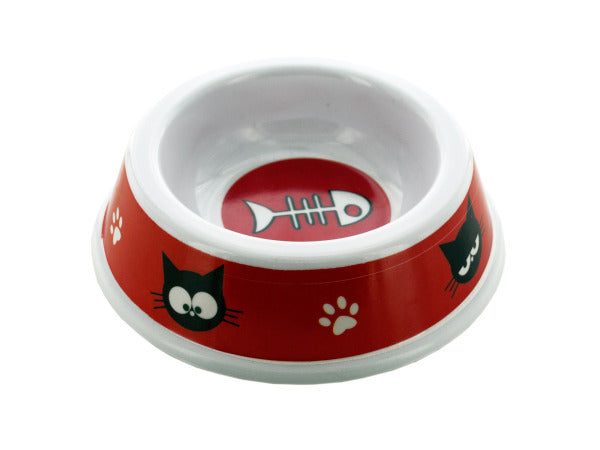 Cat Print Pet Dish ( Case of 144 )