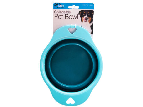 Collapsible Pet Bowl w/Heart ( Case of 12 )