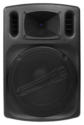 Audiopipe 15" Professional Loudpeaker Bluetooth FM Tuner USB/SD Remote