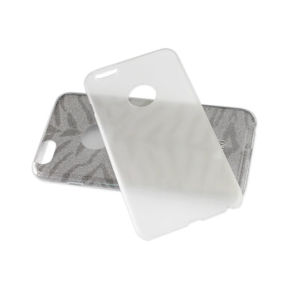 Reiko Iphone 6 Plus/ 6s Plus Shine Glitter Shimmer Tiger Stripe Hybrid Case In Gray