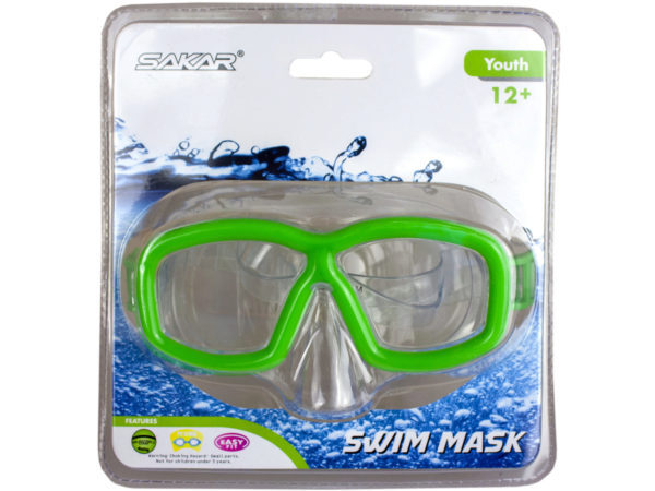 PTX Coastal Gear Youth Swim Mask Assorted Green & Red ( Case of 12 )