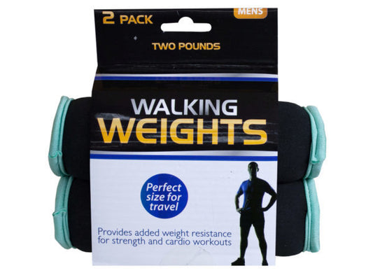 2 Pack 2 Pound Walking Weights ( Case of 9 )