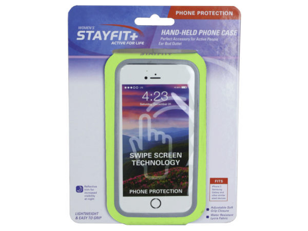 Hand Held Neon Green Water Resistant Phone Case ( Case of 100 )