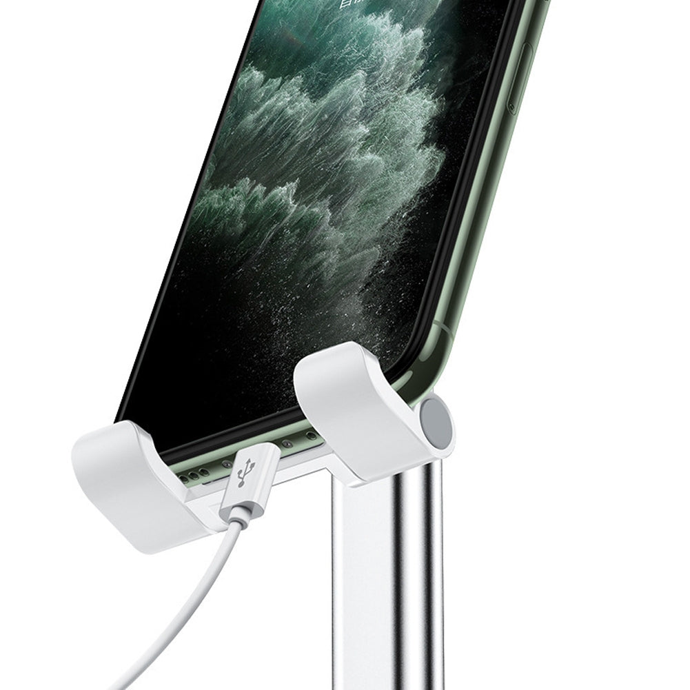 Smart Phone Holder Desk Portable Tablet Cell Phone Holder Tablet Stand Anti-Slip Adjustable Angle Phone Holder Folding Electronic Devices Mount For Mobile Phones Tablet T9 phone version [mint green]