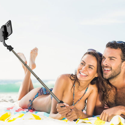 Q03 Extension Rod Adjustable Selfie Stick Tripod Aluminium Alloy Extendable Stick With Remote Control Mobile Phone Tripod Stand Compatible For Android IOS Devices Q03 white