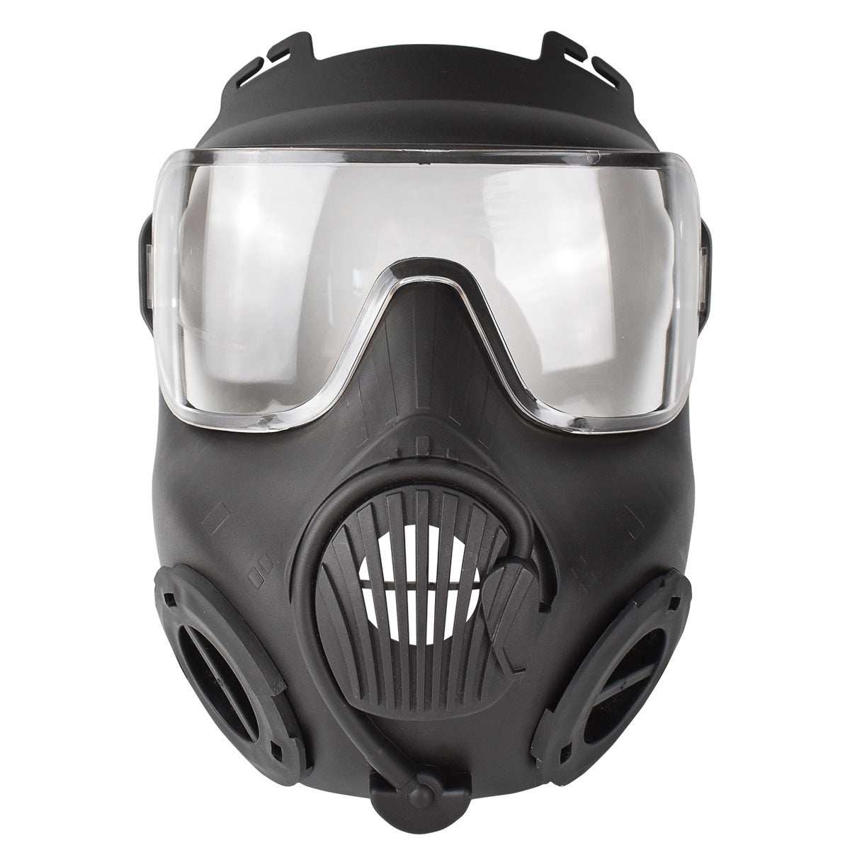 Tactical Protective Mask Cs Game Face Covers Outdoor Protection Mask For Halloween Cosplay Equipment ZL4 mud-clear lens