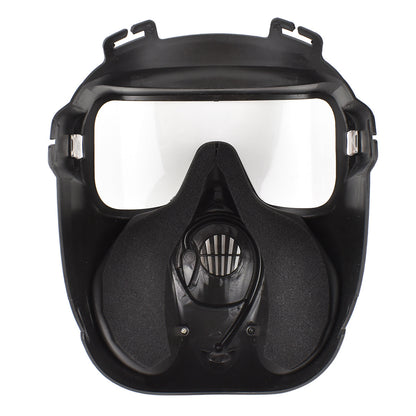 Tactical Protective Mask Cs Game Face Covers Outdoor Protection Mask For Halloween Cosplay Equipment ZL4 mud-clear lens