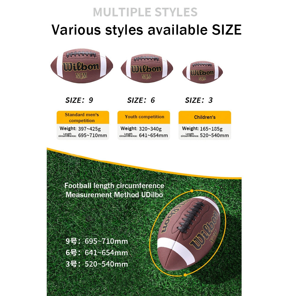 Composite PU Indoor Outdoor Footballs Playground Ball Waterproof Sports Toys For Backyard Indoor Outdoor Sports Yard Games Practice Play Party Supplies dark brown number 3