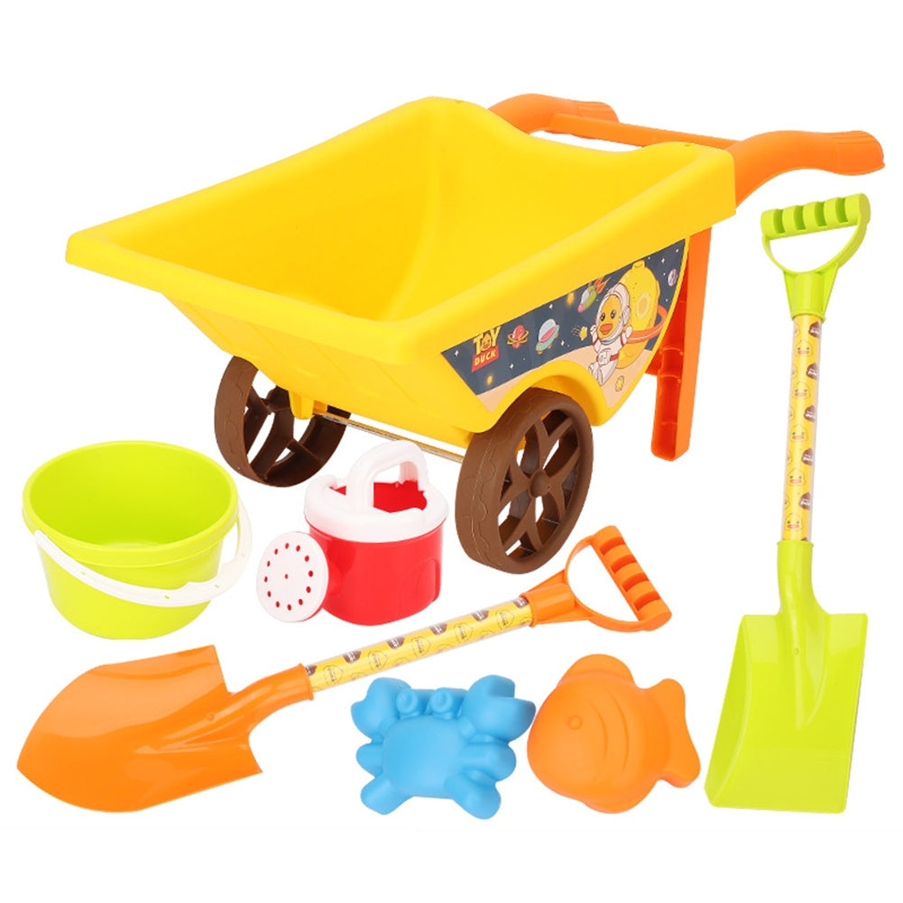 Children Beach Sand Toys Set Large Trolley Outdoor Tools Kit for Sand Water Playing Boys Girls Gifts