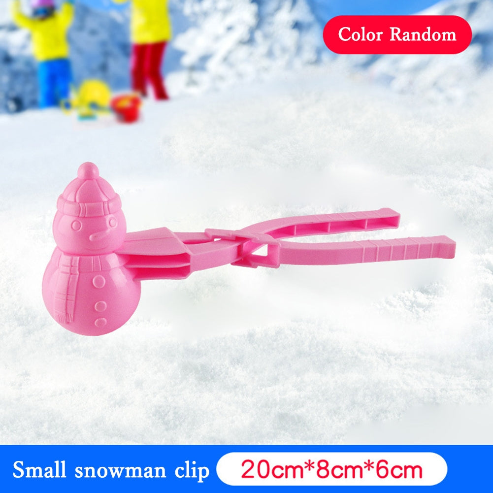 Snow Ball Maker Tools, 1 Pack/3 Packs Winter Snow Toys Kit, Snowman Penguin Snow Ball Clips Outdoor Games Beach Toys For Kids Toddlers Gifts 3-piece set