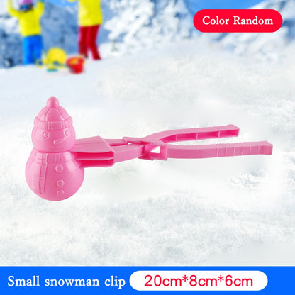 Snow Ball Maker Tools, 1 Pack/3 Packs Winter Snow Toys Kit, Snowman Penguin Snow Ball Clips Outdoor Games Beach Toys For Kids Toddlers Gifts 3-piece set