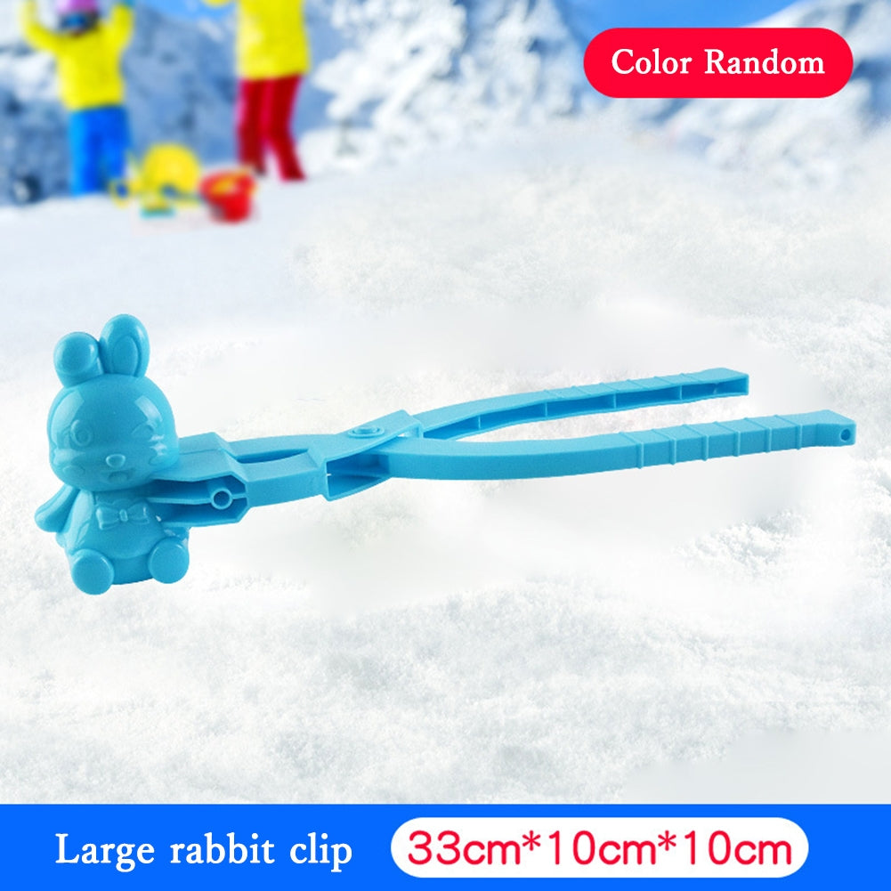 Snow Ball Maker Tools, 1 Pack/3 Packs Winter Snow Toys Kit, Snowman Penguin Snow Ball Clips Outdoor Games Beach Toys For Kids Toddlers Gifts 3-piece set