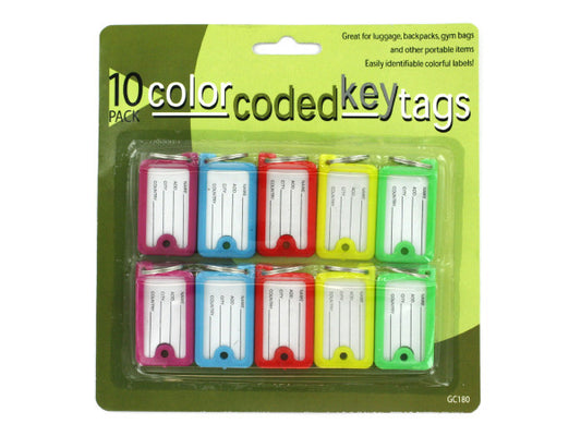 Color Coded Key Tags ( Case of 12 )