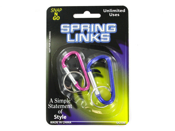 Case of 24 - Metal Spring Links