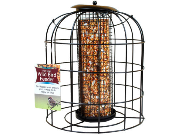 Iron Wire Cage Bird Feeder ( Case of 6 )