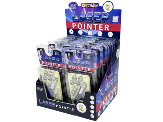 5-Head Laser Pointer Countertop Display ( Case of 24 )