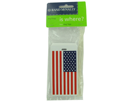 US flag luggage tags ( Case of 24 )