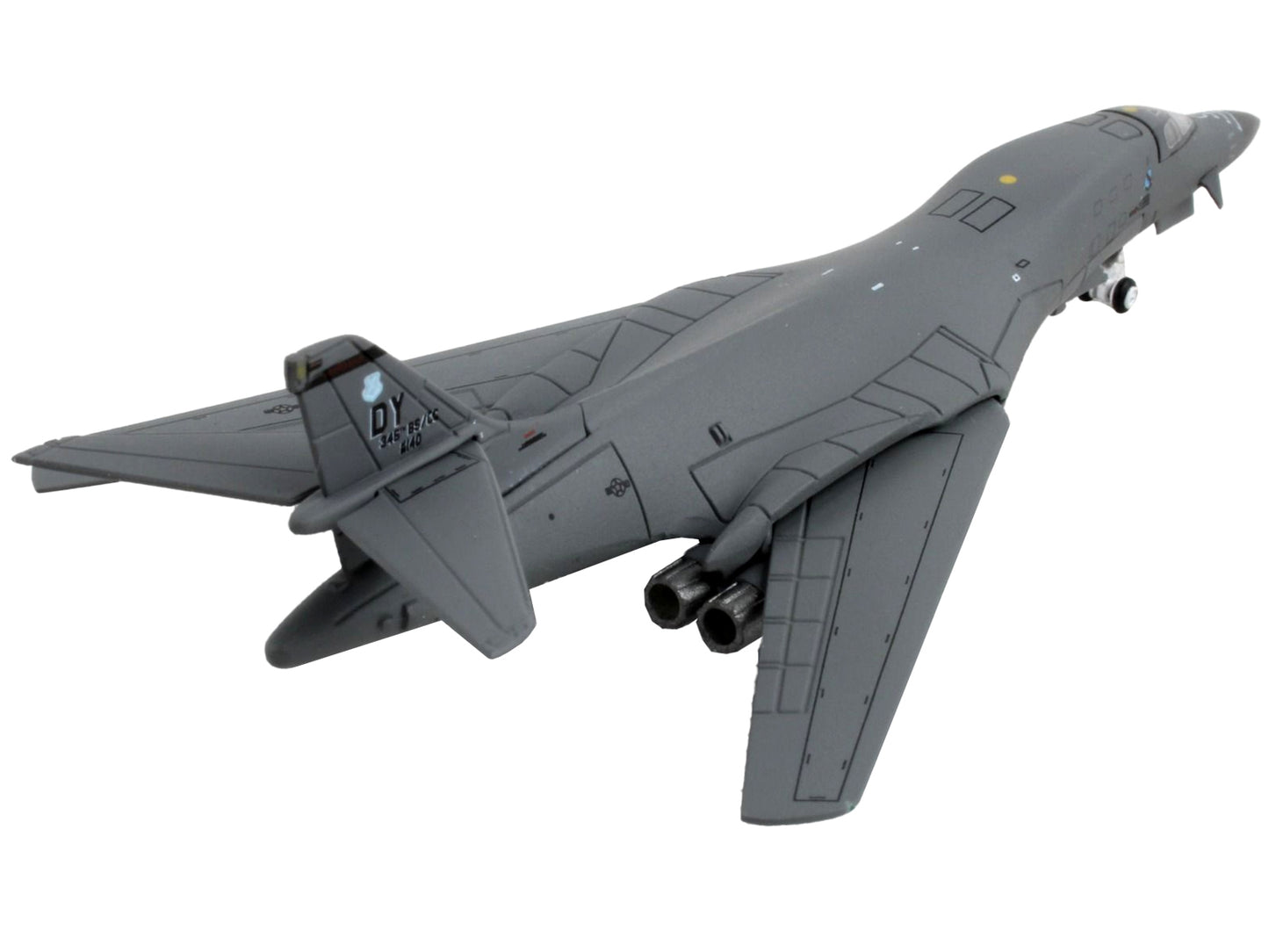 Rockwell B-1B Lancer Bomber Aircraft "489th BG 345th BS Desperados Dyess Air Force Base" United States Air Force "Gemini Macs" Series 1/400 Diecast Model Airplane by GeminiJets